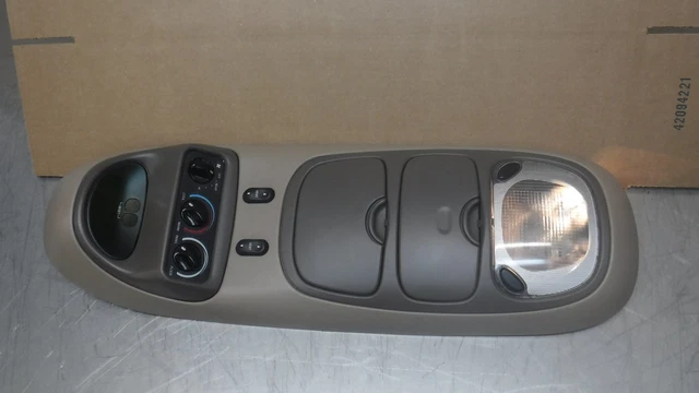 FORD EXCURSION OVERHEAD Top Roof Console Map Light Display Brown Tan £ ...