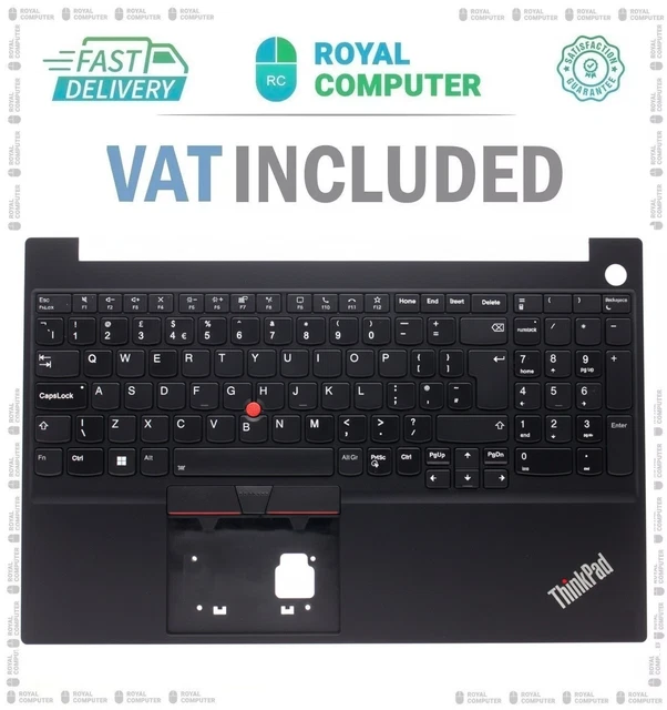Lenovo Thinkpad E15 Gen 2 Palmrest With Keyboard – Black 5M10W64513 (20T8 20T9)
