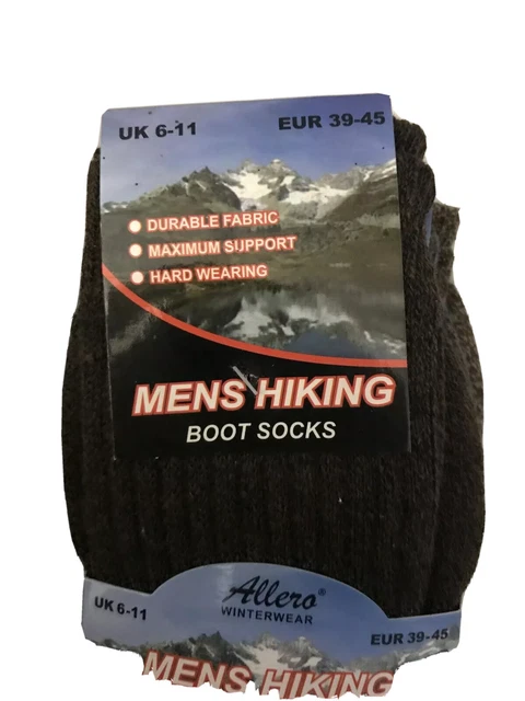 6 paires de chaussettes bottes de randonnée homme 4