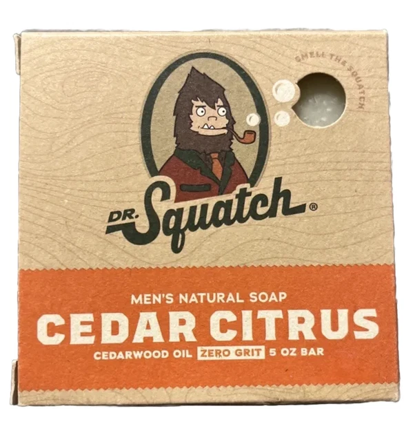 Dr. Squatch Cedar Citrus Soap - 5oz Bar - Free Shipping