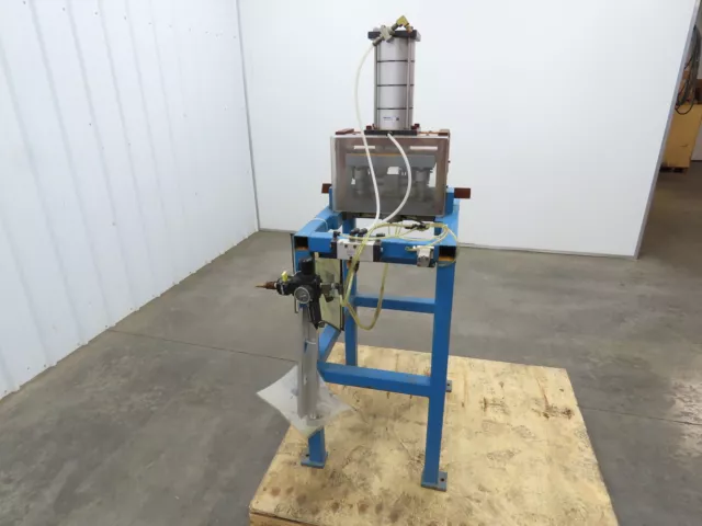 Pneumatic Air 4 Ton Punch Press 1.5" Stroke 12x10" Die Mead Fabco Cylinder