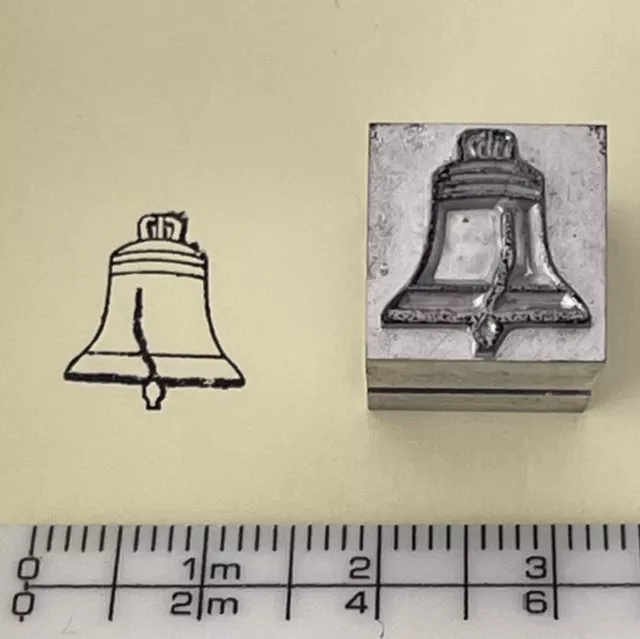 Metal BELL Printers Block Print Type Letterpress Wedding Stamp Adana