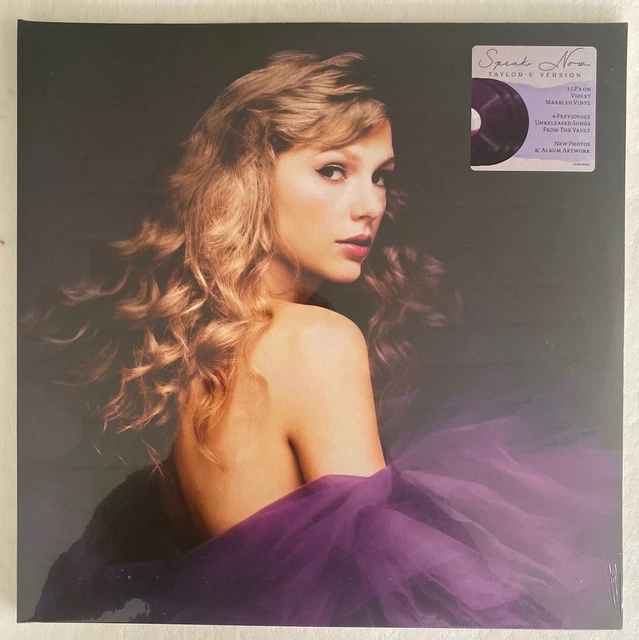 TAYLOR SWIFT SPEAK Now Taylor's Version, 3LP Vinyl, Violet Marbled ...