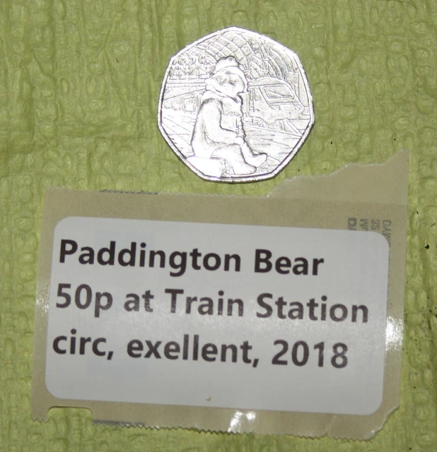 Collection Rare De Pièces De 50 Pence (50p) à L'effigie De Paddington Bear - Royaume-Uni, Grande-Bretagne
