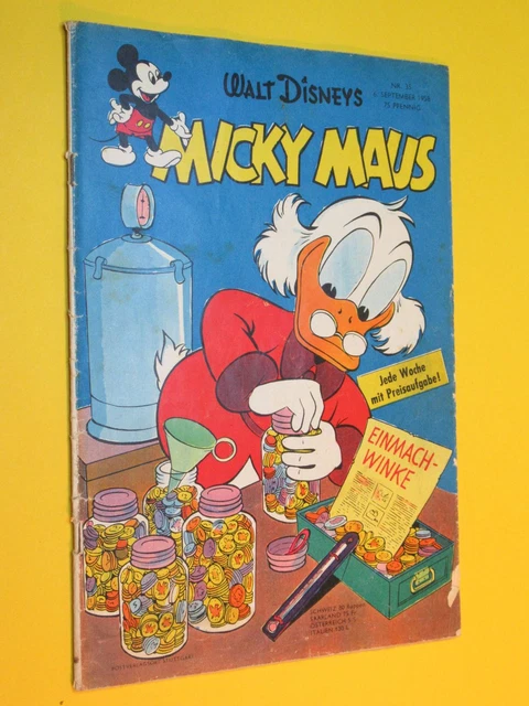 Comic-Heft: Walt Disney's Micky Maus - Jahrgang 1958 - Nr. 35