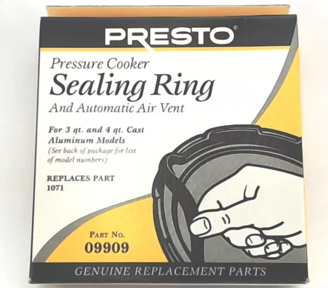 Presto Pressure Cooker Sealing Ring Gasket 09909