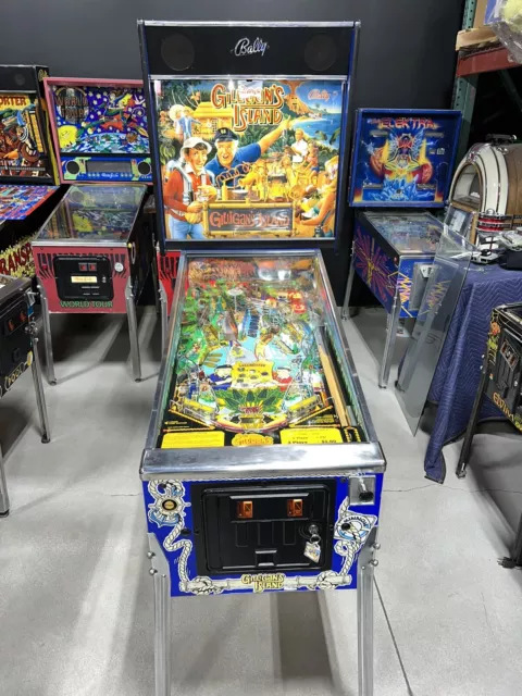 Gilligans Island Pinball Machine Bally Free Shipping 1991 LEDS
