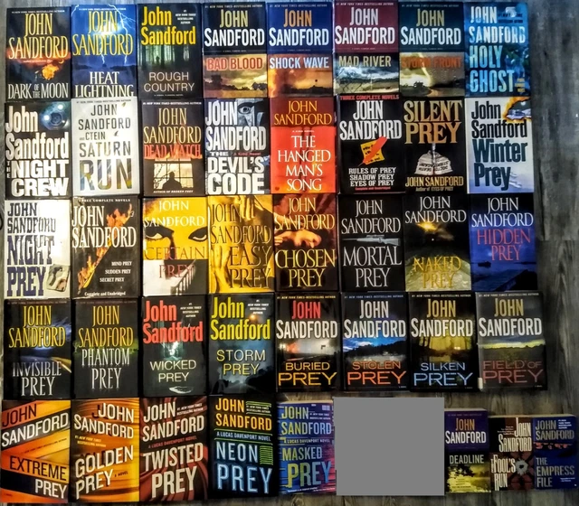 JOHN SANDFORD Lucas Davenport (Prey), fleurs Virgil, séries Kidd & LuEllen +3 EUR 196,88