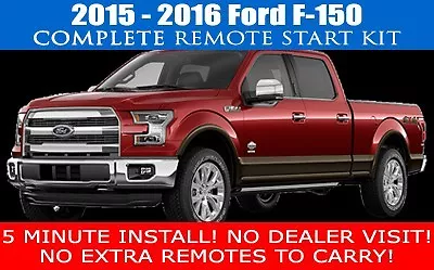 2015 2016 2017 2018 2019 2020 Ford F150 F-150 Remote Start Starter Plug & Play