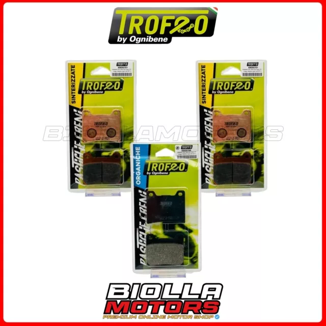 KIT PASTIGLIE FRENO TROFEO YAMAHA XJ F 900 1994 ANTERIORE + POSTERIORE 2x4302070
