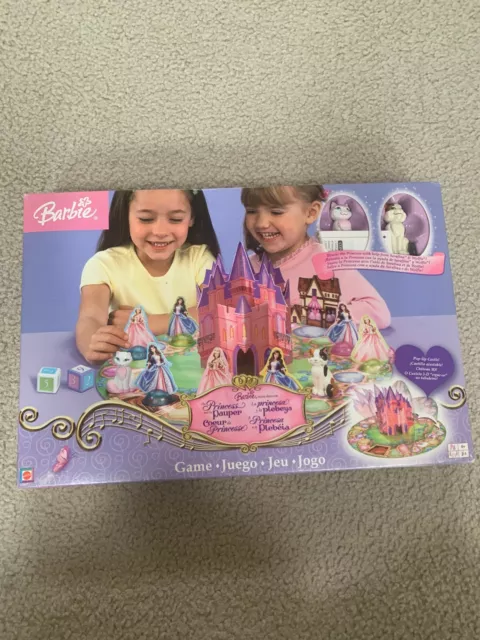 Barbie Princess And The Pauper Board Game Replacement Box, Insert, &  Instruction