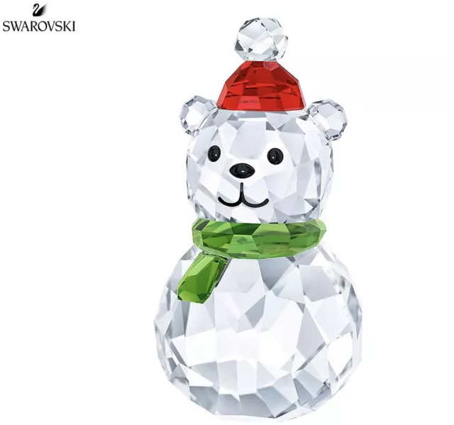 New In Box Swarovski Rocking Polar Bear Christmas Crystal Figurine #5393459 New In Box Swarovski Rocking Polar Bear Christmas Crystal Figurine #5393459