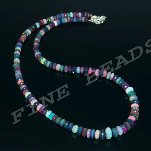Opal Perlen Echt Opal Halskette Schmuck Edelstein Opal Großhandel Np-2808