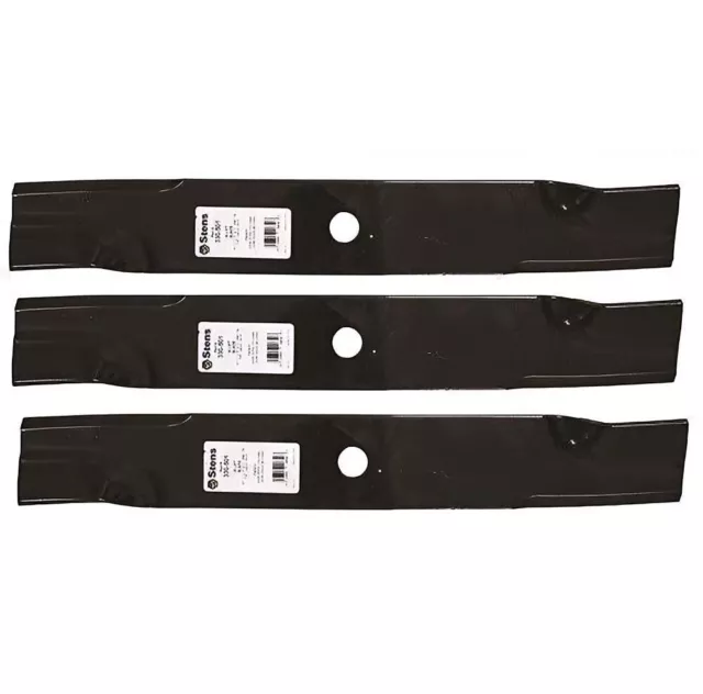 3x Blades fits 60" John Deere Mowers TCU15881 M163983 M128485 M144196