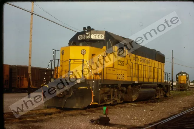Orig. Slide Chicago S. Shore & S. Bend CSS 2008 GP38-2 8-1988 Proviso ILL
