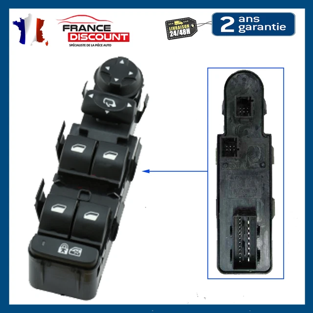Interrupteur Leve Vitre Interrupteur Lève-vitre électrique YAOPEI - Compatible Partner Tepee Berlingo Citroen Berlingo