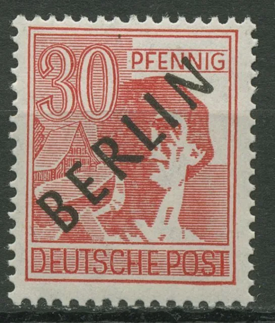 Berlin 1948 Schwarzaufdruck 11 mit Falz