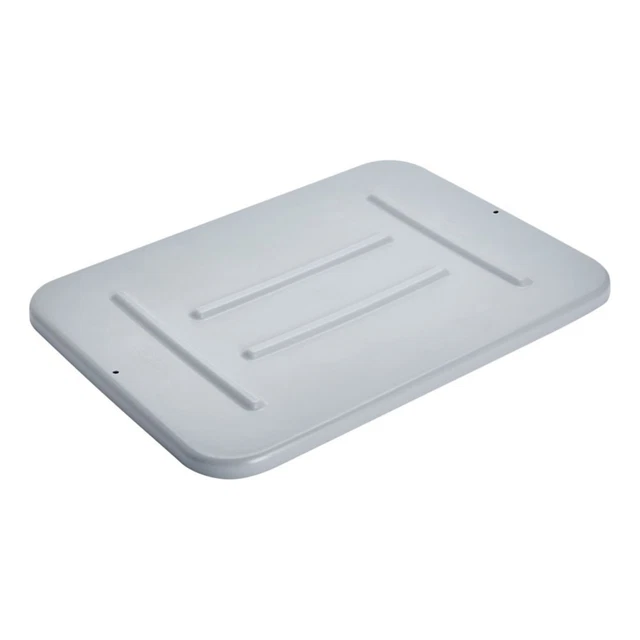 Rubbermaid FG364800GRAY Gray Lid for 3349 Bus / Utility Box