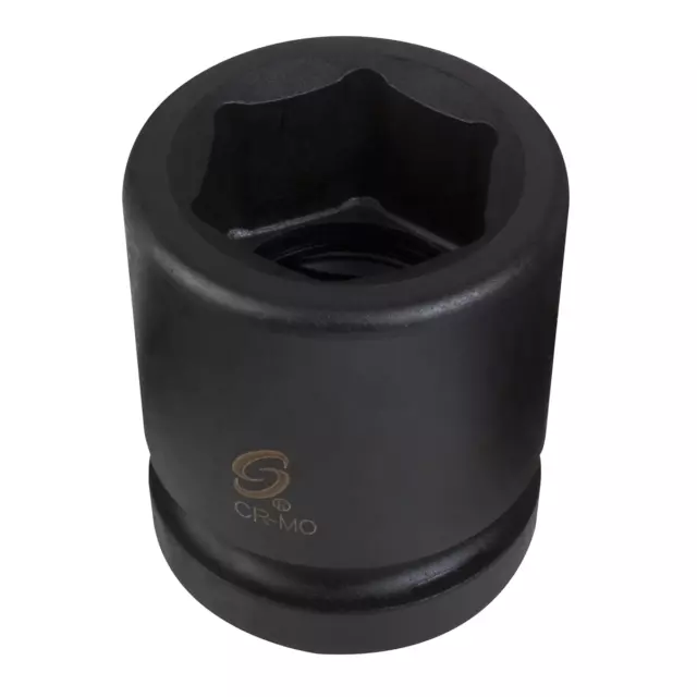 Sunex 596 1" Drive Standard 6-Point Impact Socket 3"