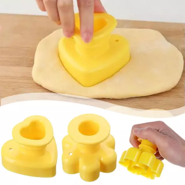 Donut Cutter Maker Cake Fondant Bakery Mould DIY Baking Tool Heart-Shaped C2E2