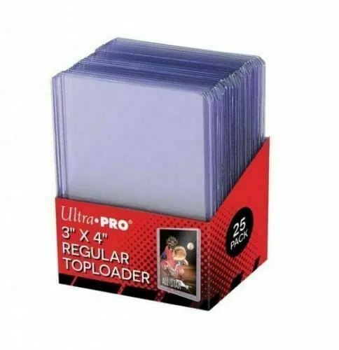 Ultra Pro 330442 3" X 4" Super Clear Premium Toploader - 25 Count