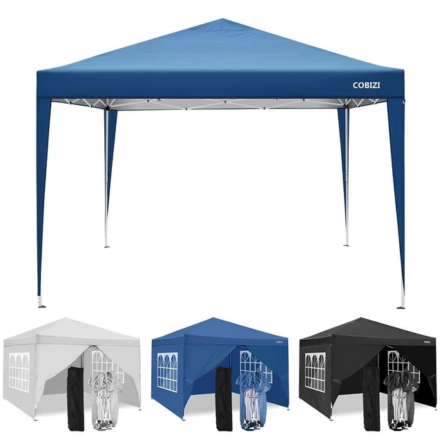 Falt Pavillon Wasserdicht 3x3m Partyzelt Popup Gartenpavillon UV-Schutz 50+ Neu