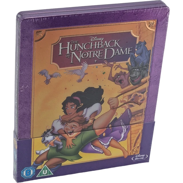 LE BOSSU DE Notre Dame Bluray SteelBook Disney Zavvi 2014 Region Libre