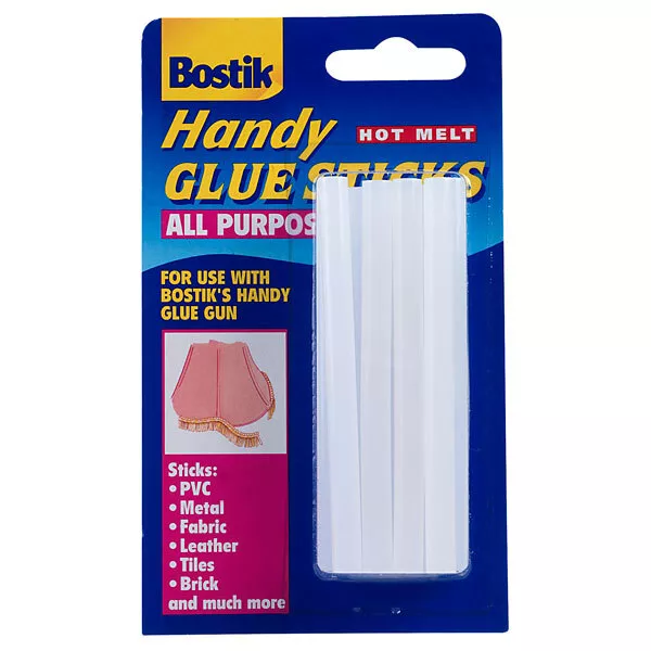 Bostik 80710 Glue Sticks 7mm x 100mm for Handy Hot Melt Glue Gun - Pack of 14