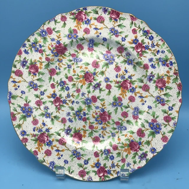 Royal Winton Grimwades Old Cottage Chintz Plate 10 1/4" Platter Round