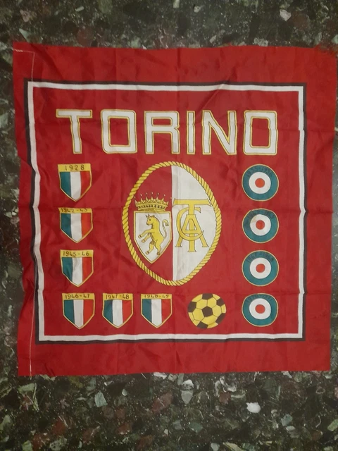 Drapeau Vintage AS Roma Calcio - Fanion Football Années 80/90, Italia