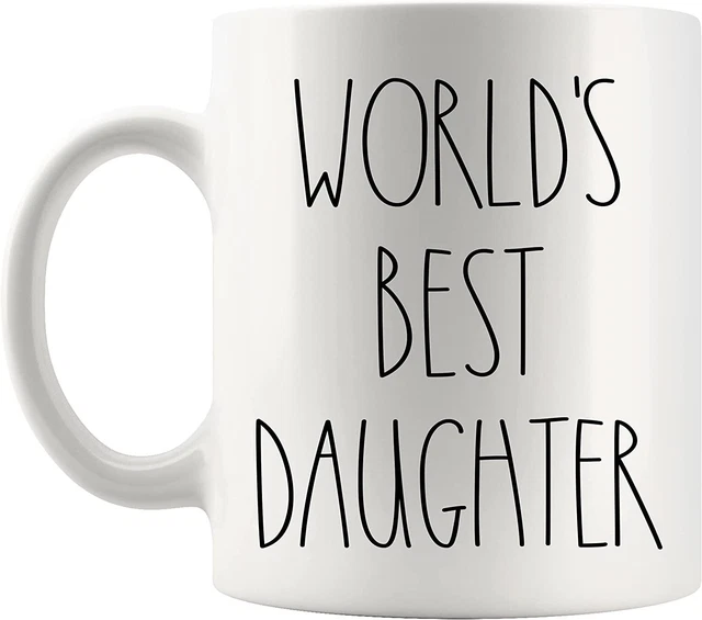 World's Best Daughter Mug Daughter Rae Dunn Style Coffee Cup Rae Dunn Inspired