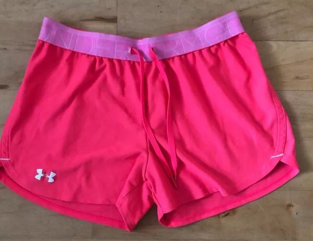 Womens Under Armour Hot Pink Sports Shorts Size SM/PP