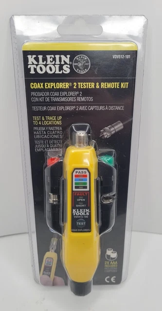 Klein Tools VDV512-101 Coax Explorer 2 with Remote Kit BRAND NEW FACTORY SEALED