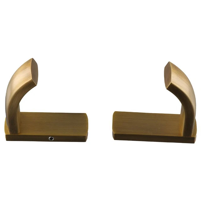2 Pack Wall Mounted Robe Holder with Screws Towel Hanger  Bathroom Kitchen