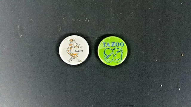 Yazoo Button badges New old stock from the 80s  Depeche mode