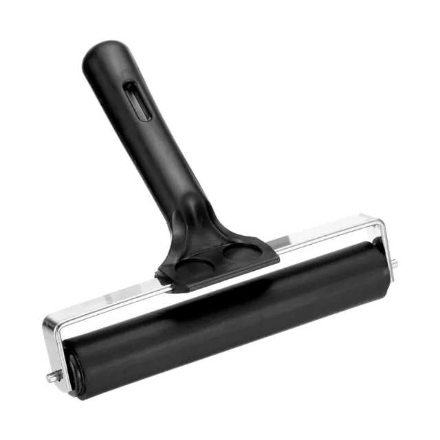 6 Inch Rubber Roller Brayer Tool for Art Craft Printmaking Stamping Tape,Black