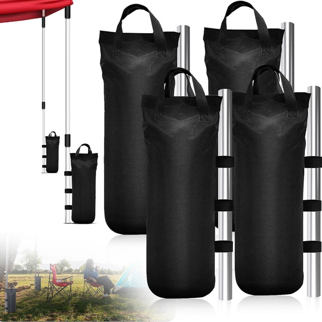 Bavooty Pavillon Sandsäcke 8er Set - Gewichtstaschen Für Zelt & Überdachung 37x34cm