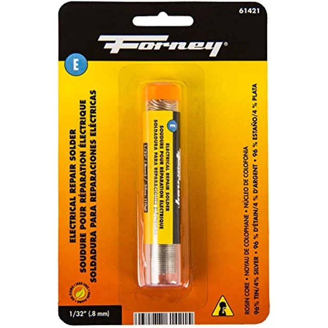 Forney 61421 Lead Free Rosin Solder, 1/32"