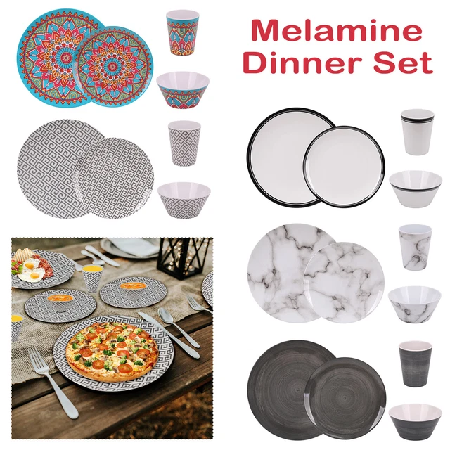 Melamin Camping Geschirr Set