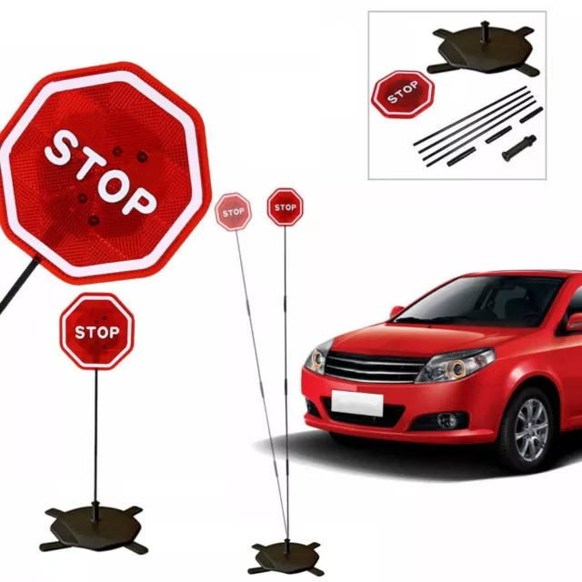 Lescars Auto-Einparkhilfe: Parkassistent: Stoppschild-Einparkhilfe