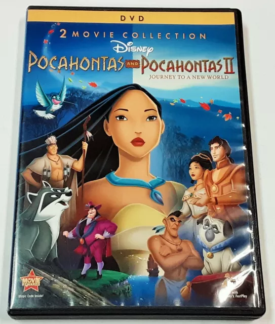 Disney Pocahontas1 & 2 (DVD) 2 Movie Collection 100% Authentic