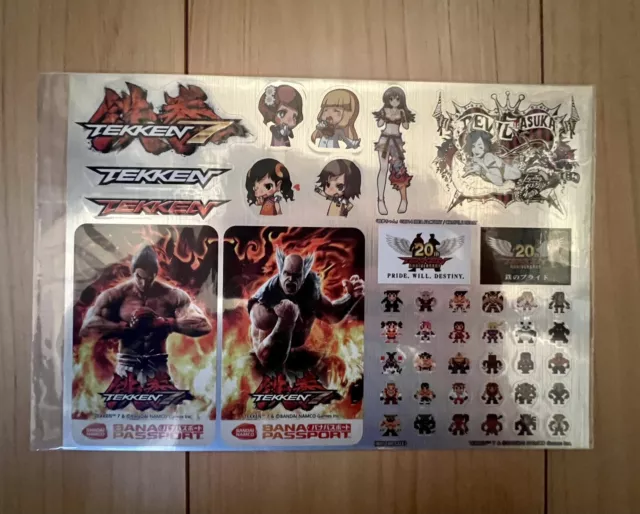 Tekken 7 Arcade Exclusive Kazuya Mishima 20th Anniversary Cardboard Cutout  Lot