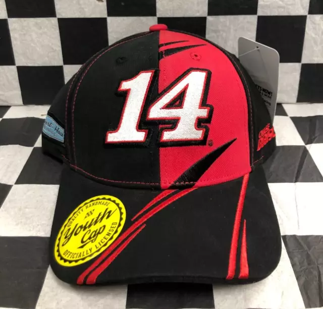 Chase Briscoe #14 NASCAR Youth Ball Cap/Hat Snap Red Black Stewart Haas Racing