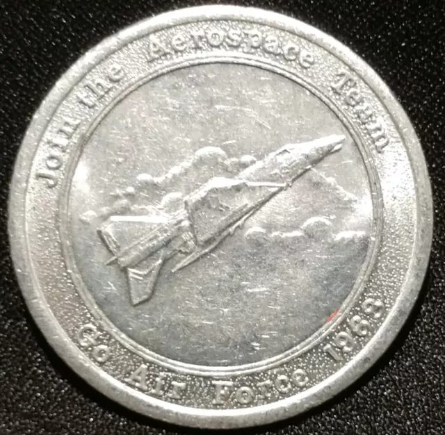 United States Air Force Recruiting Services Aerospace Team Coin Token Medal Us