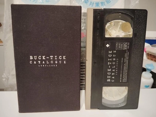 BUCK-TICK VHS VIDEO Lote 6 Títulos Japón Visual Kei Raro Junk