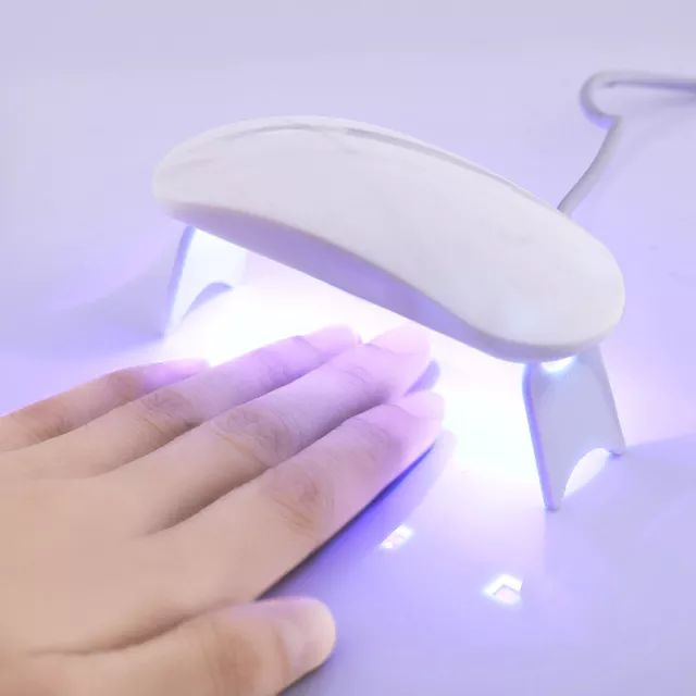 Portable 6W Mini UV LED Lamp USB Charging Gel Polish Curing Machine Nail Dryer