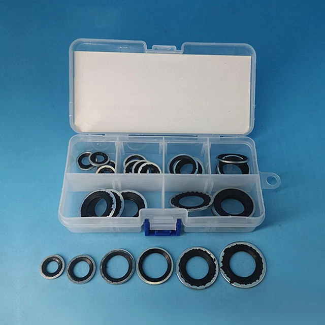 30x A/C Compressor Sealing Gasket Washer Set Assortment Repair Tools For Buick