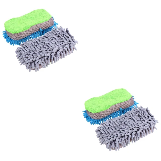 4 Pcs Wax Applicator Pad Window Cleaner Whiteboard Eraser Sponge