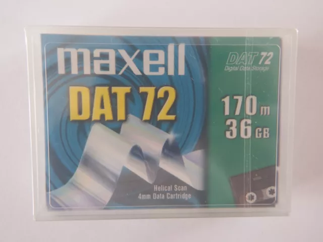 Maxell DAT72 / DAT 72 Data Tape/Cartridge 36/72GB 4mm 400147 NEW