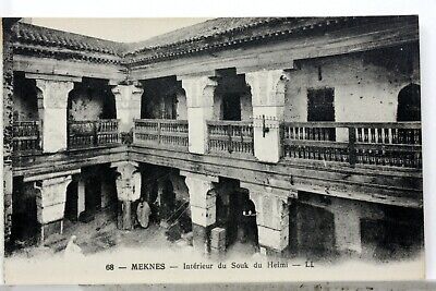 Souk of / The Heimi Meknes Morocco Africa CPA Postcard MA389